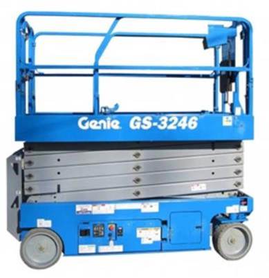 PLATAFORMA ELEVADORA TIJERA 12M GENIE GS3246
